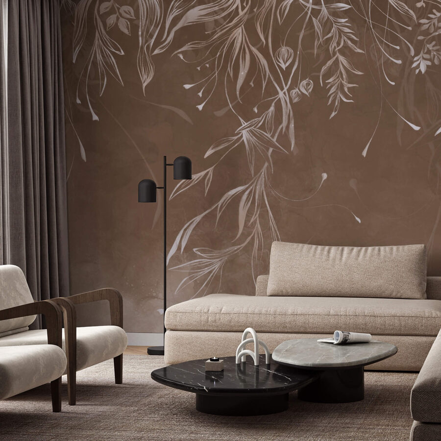Delicate patterns in soft tones.