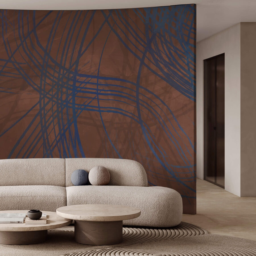 Brown and blue background with lines Brown and blue background with lines