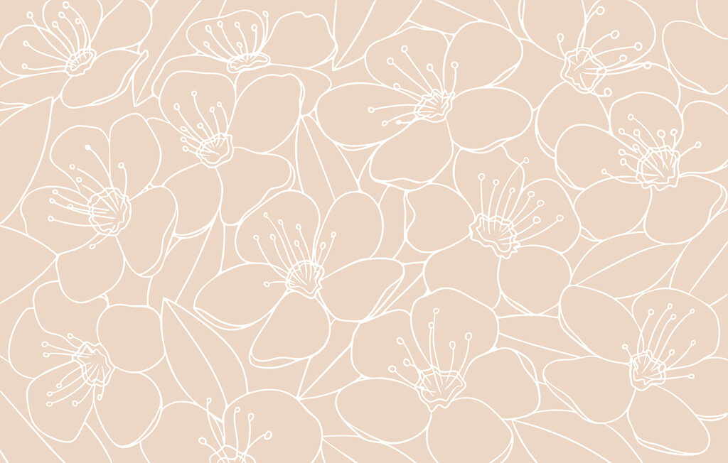 Pattern of flowers and leaves Pattern of flowers and leaves