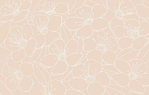 Pattern of flowers and leaves Pattern of flowers and leaves