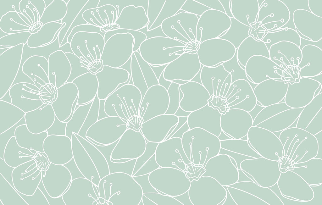 Pattern of flowers and leaves Pattern of flowers and leaves