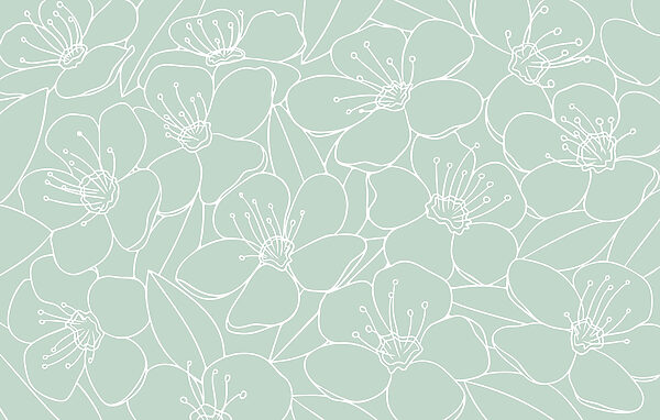 Pattern of flowers and leaves Pattern of flowers and leaves