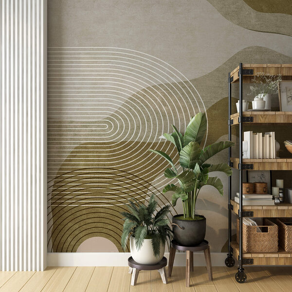 Abstract curves and lines in harmony. Abstract curves and lines in harmony.