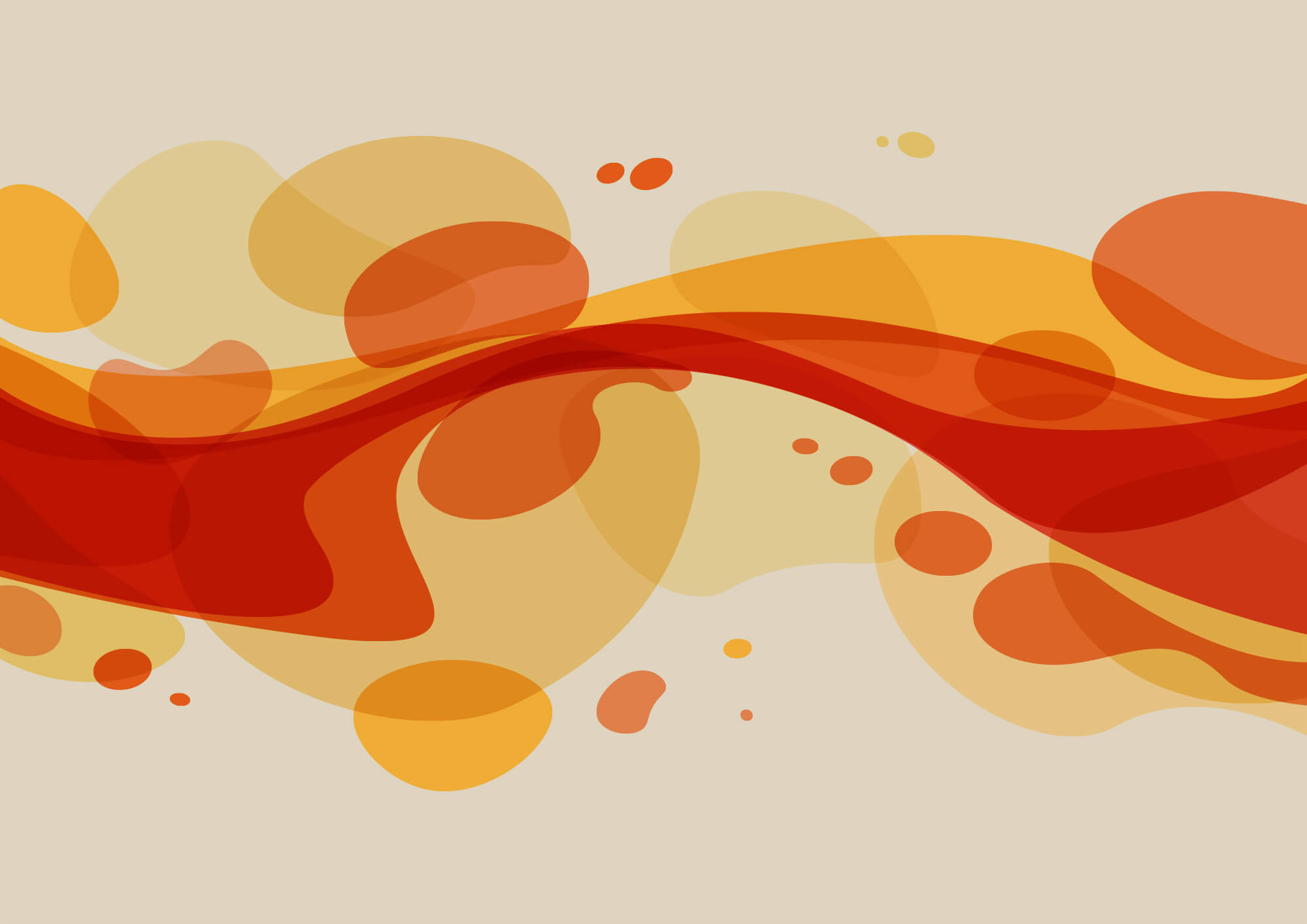 Red and yellow swirls