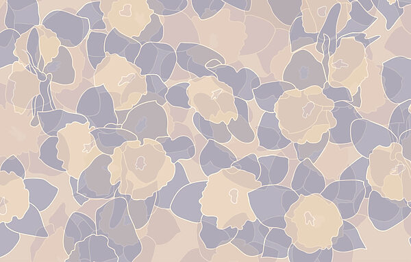 Pattern of flowers and leaves Pattern of flowers and leaves