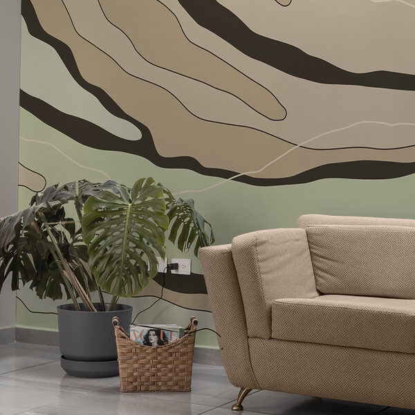 Abstract lines in warm earth tones Abstract lines in warm earth tones