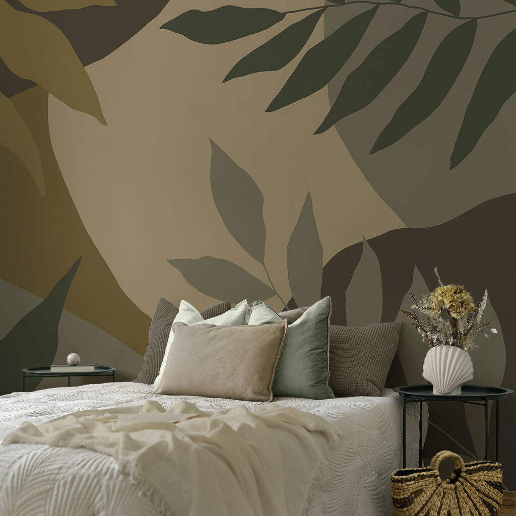 Camouflaged image of leaves Camouflaged image of leaves