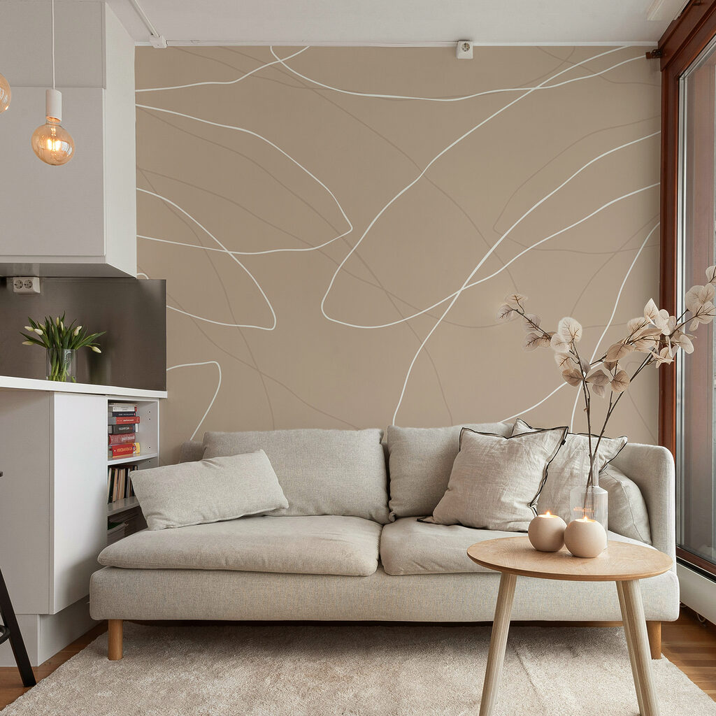 Brown and white background with lines Brown and white background with lines