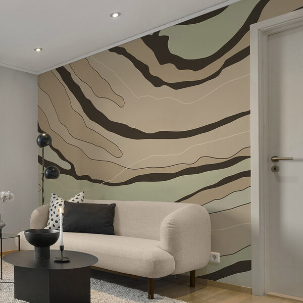 Abstract lines in warm earth tones Abstract lines in warm earth tones