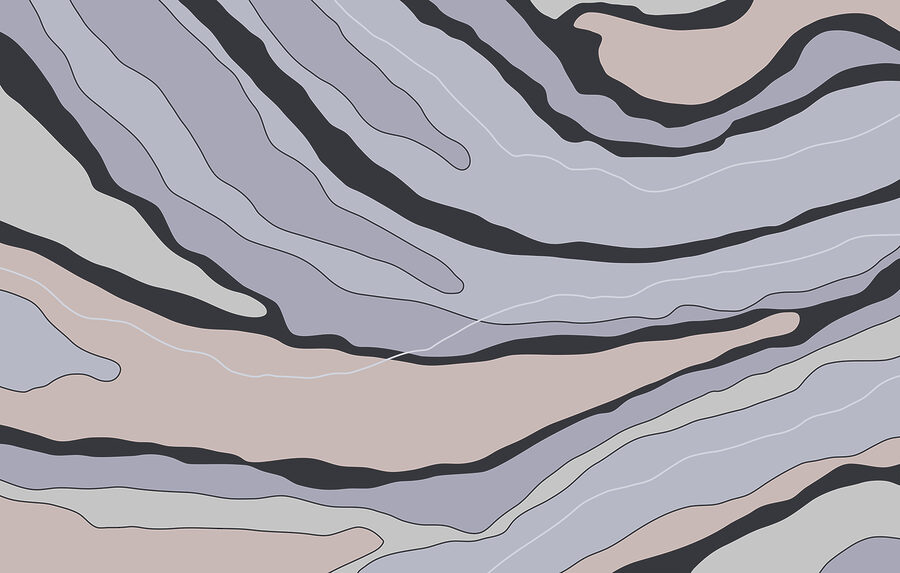 Abstract lines in soft colors.