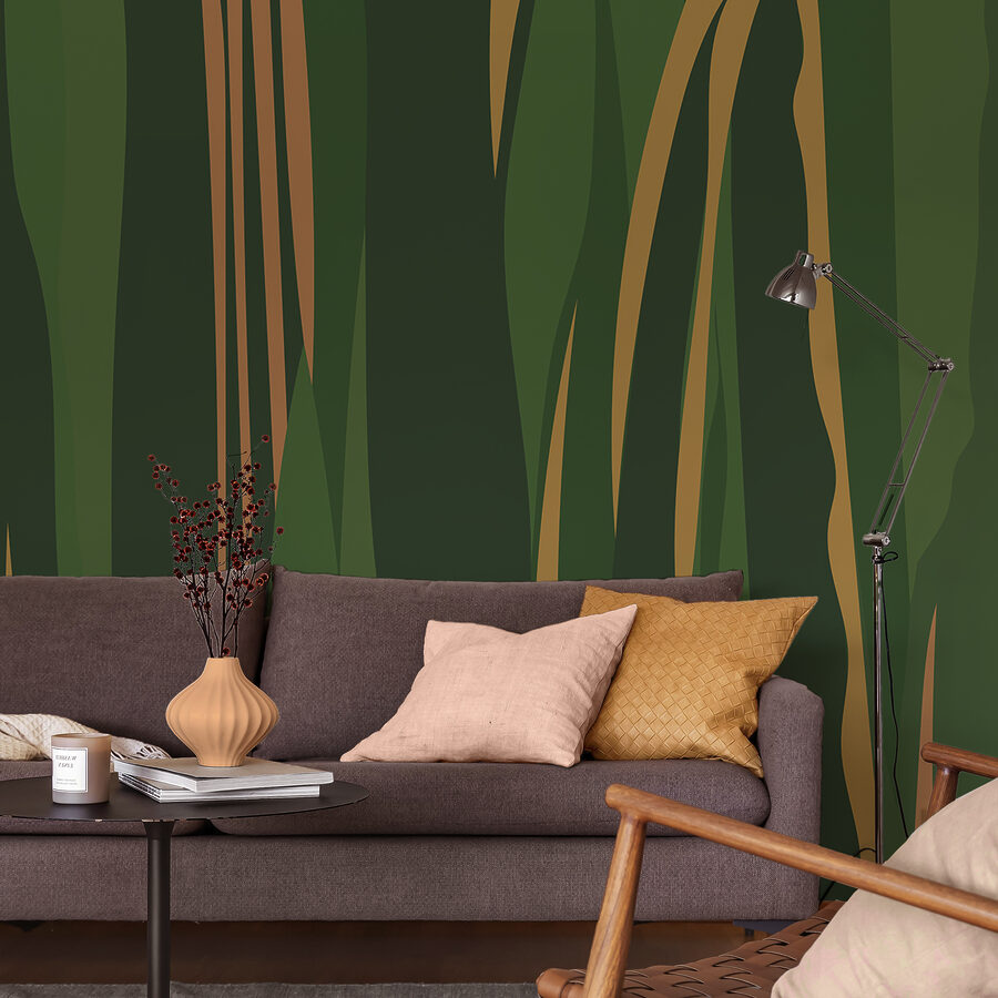 Green and brown striped pattern Green and brown striped pattern