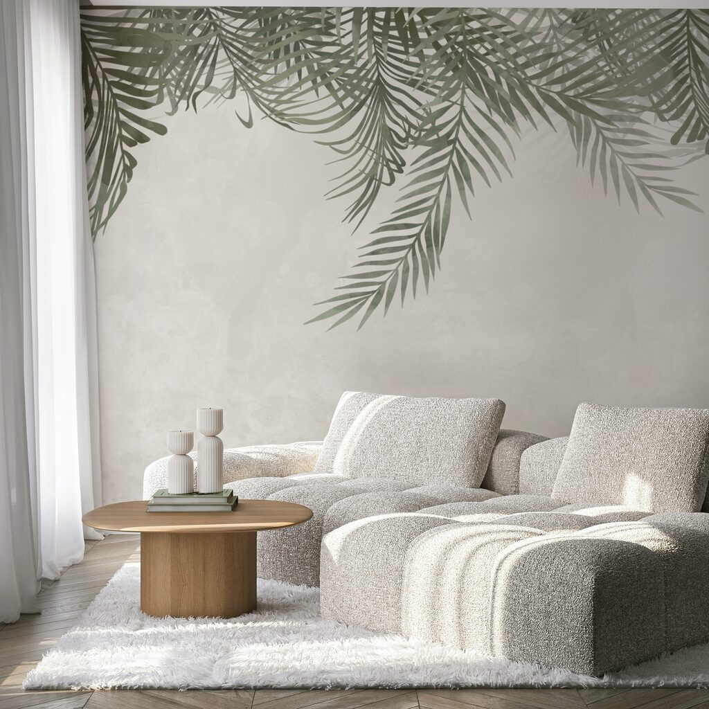 Gentle foliage on a soft background
