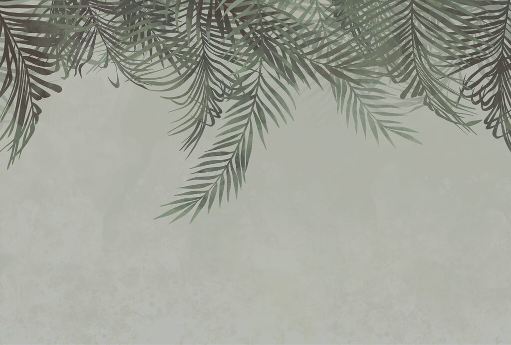 Greenery framing a soft background. Greenery framing a soft background.