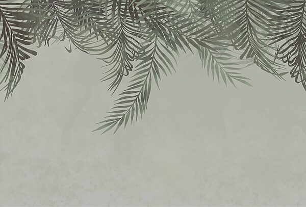 Greenery framing a soft background. Greenery framing a soft background.