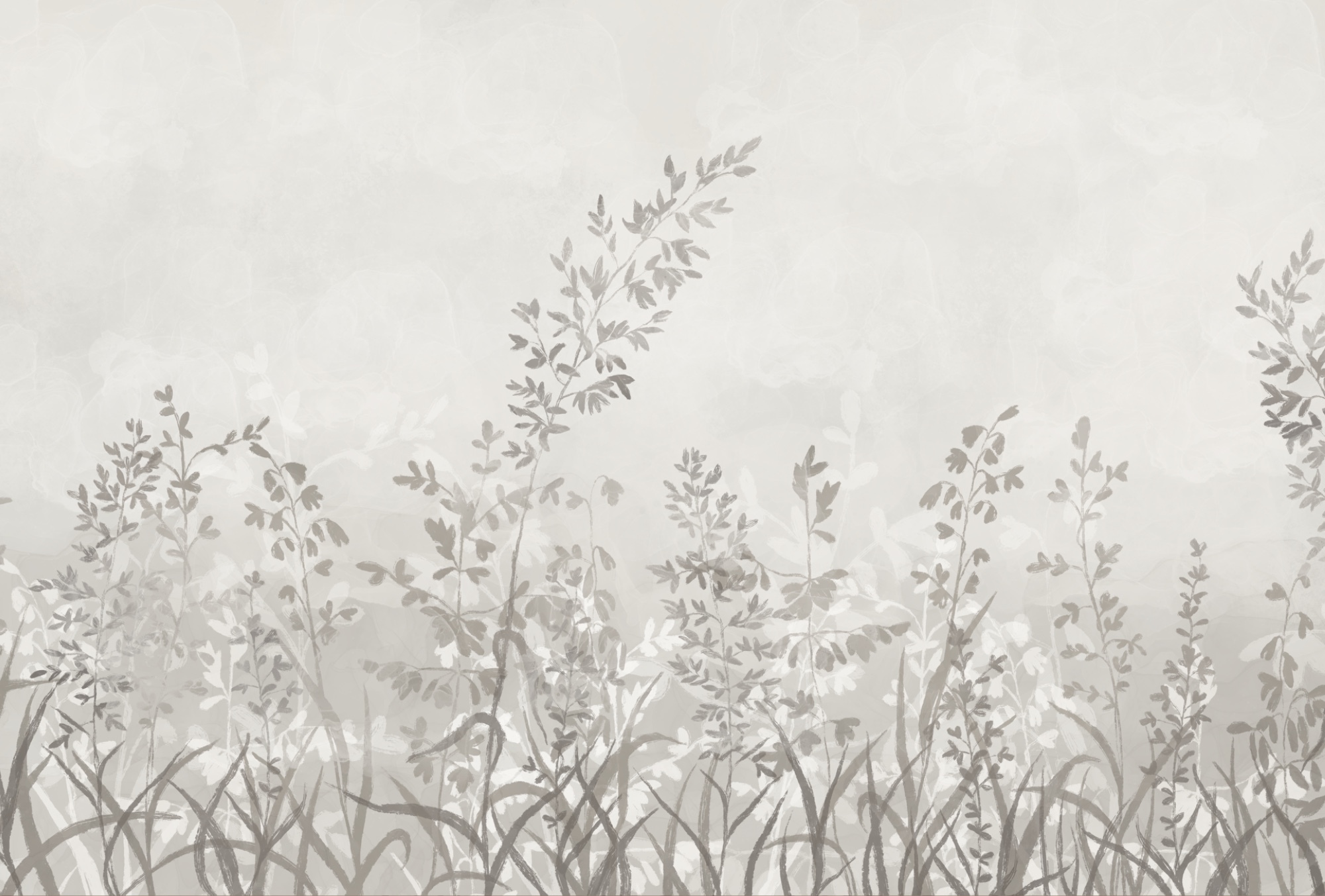 Gentle flora in soft hues