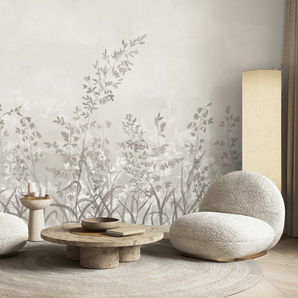 Gentle flora in soft hues