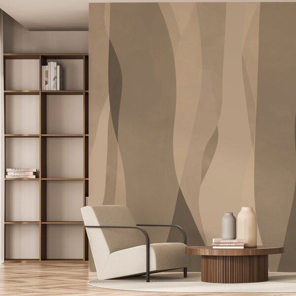 - Abstract layers of earthy tones - Abstract layers of earthy tones