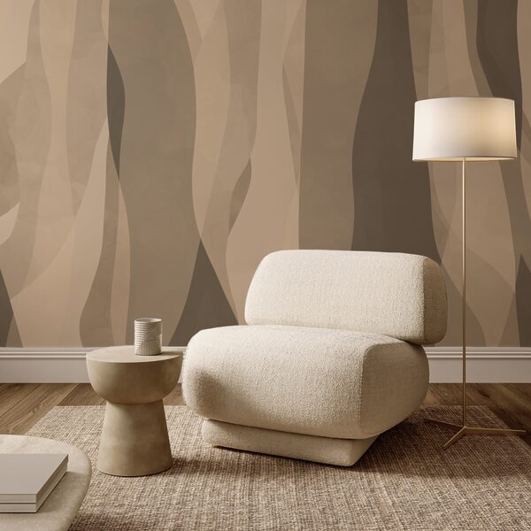 - Abstract layers of earthy tones - Abstract layers of earthy tones