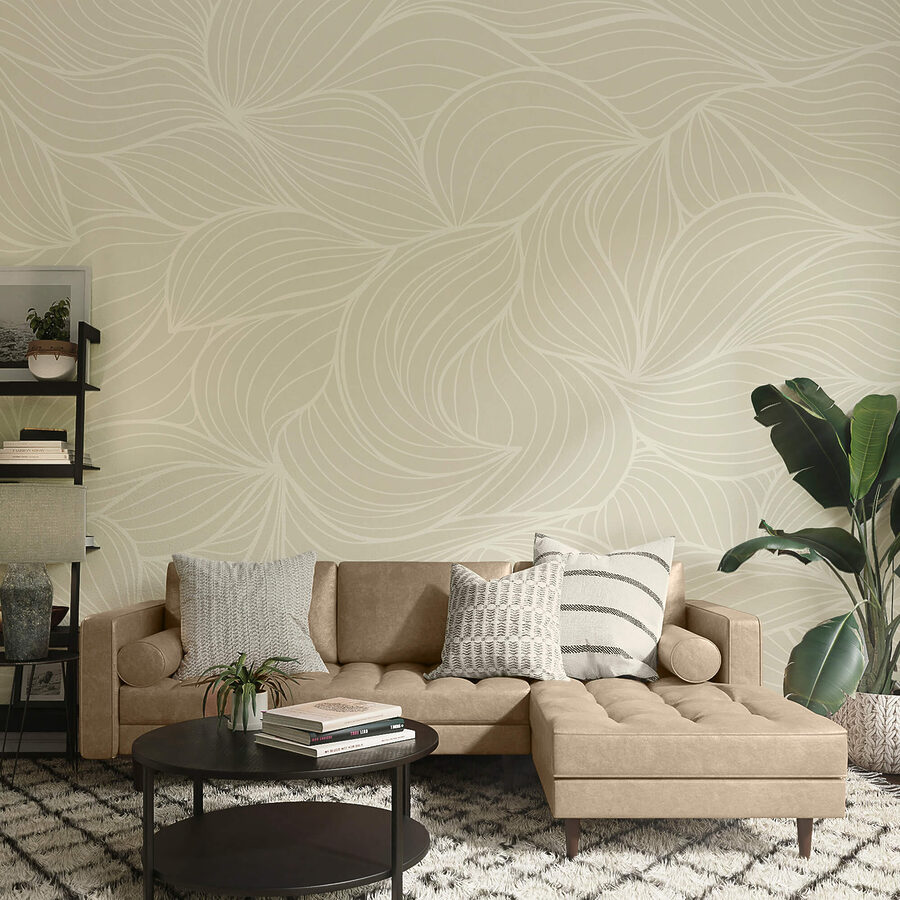 Pattern of wavy lines