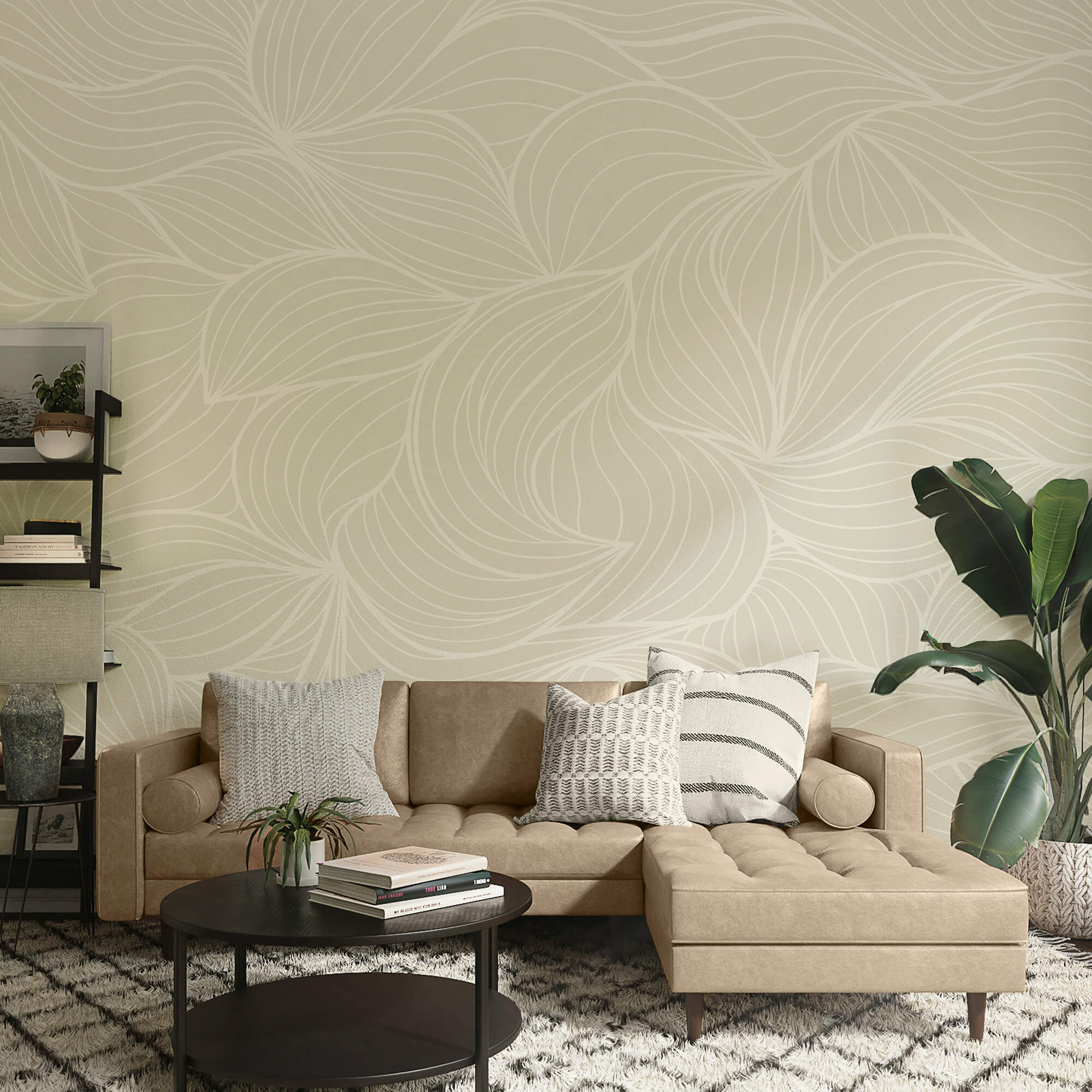 Pattern of wavy lines