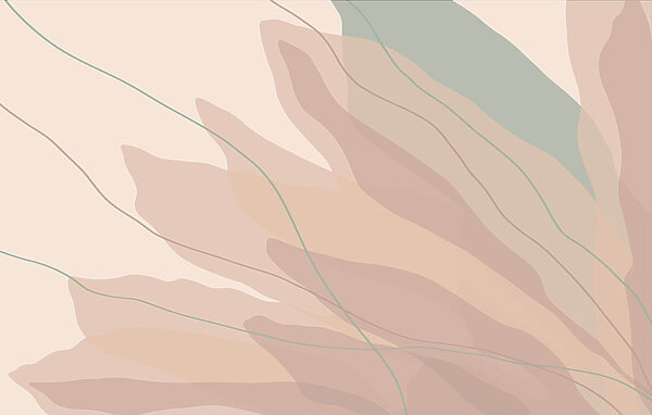 Soft hues and flowing shapes unite