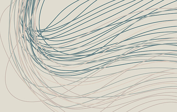 Flowing lines create a gentle rhythm. Flowing lines create a gentle rhythm.