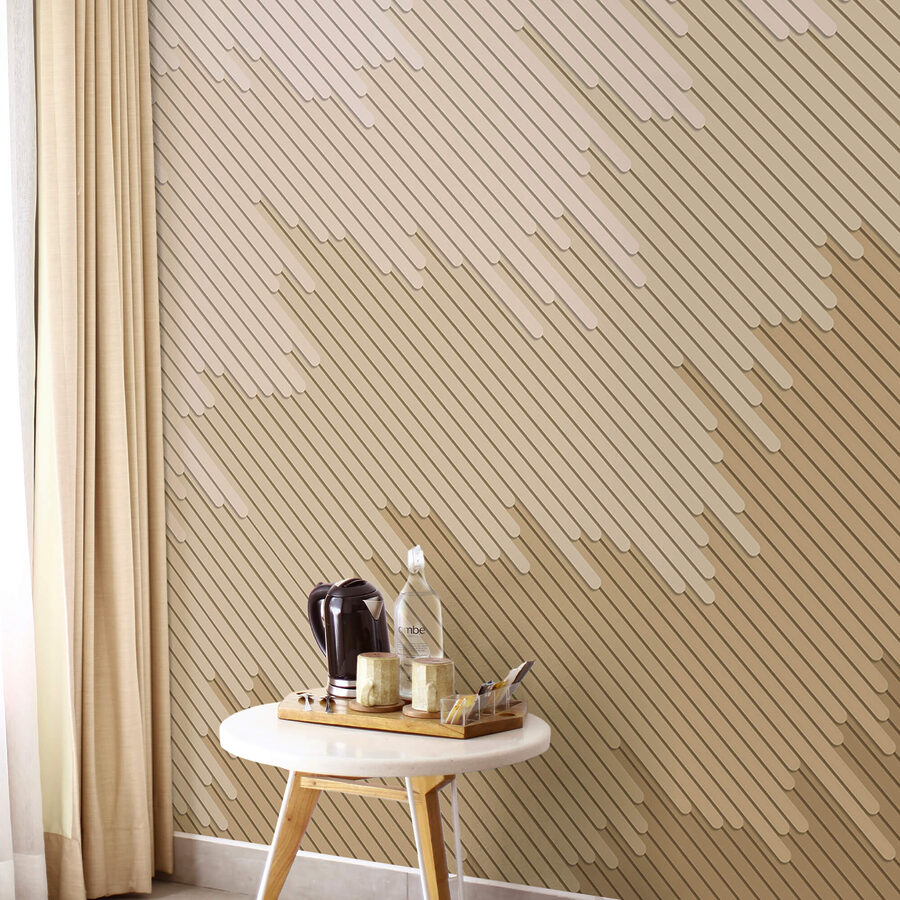 Textured pattern in soft hues.
