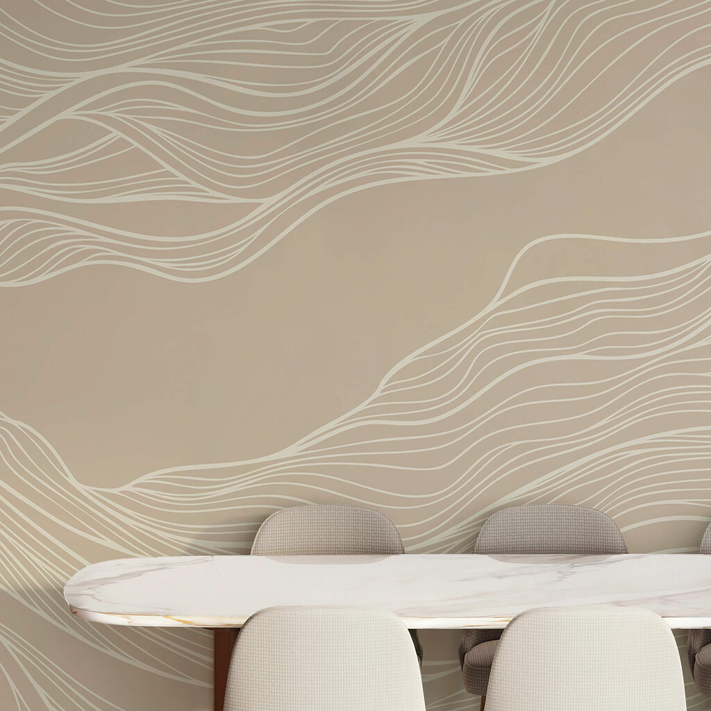 White lines on a brown background