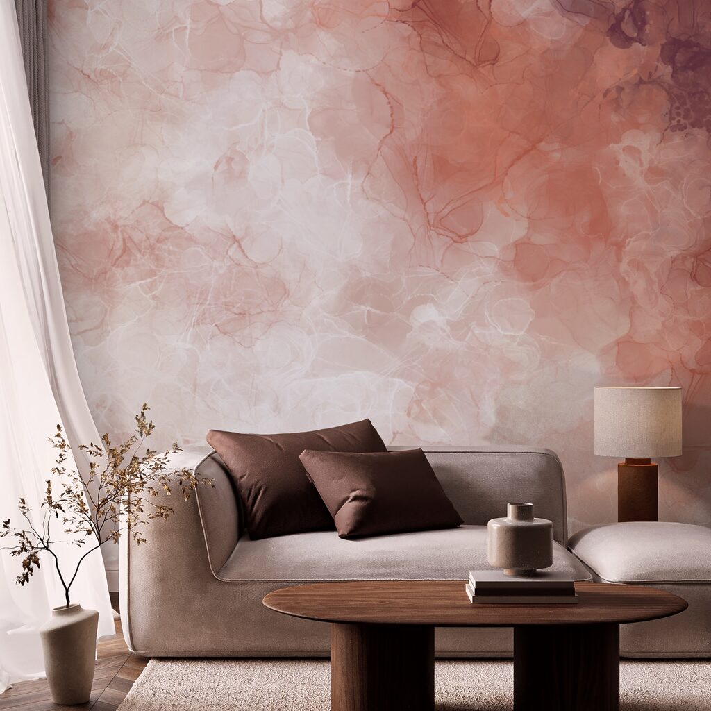 Soft hues blend in gentle waves