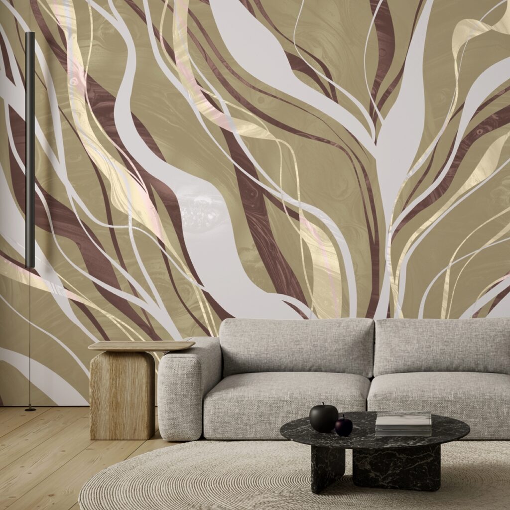 Brown and white swirls Brown and white swirls