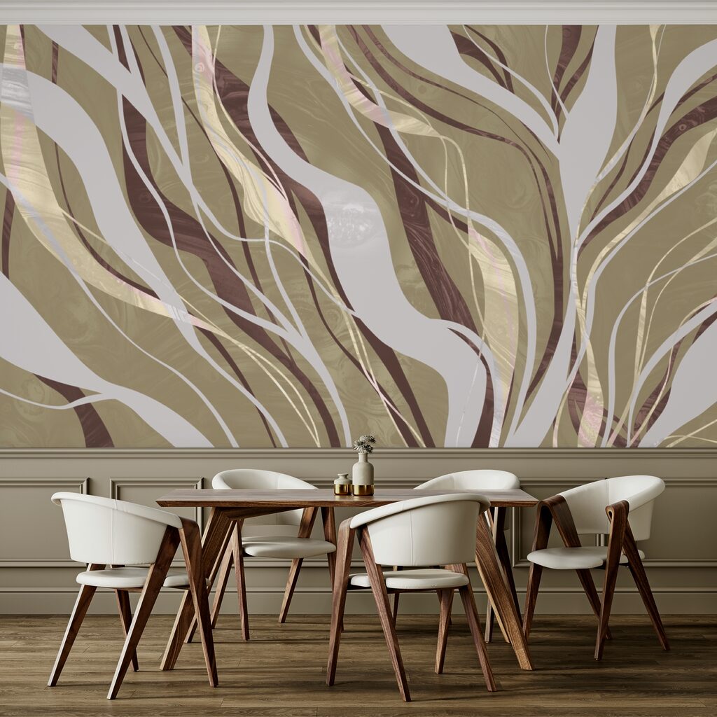 Brown and white swirls Brown and white swirls