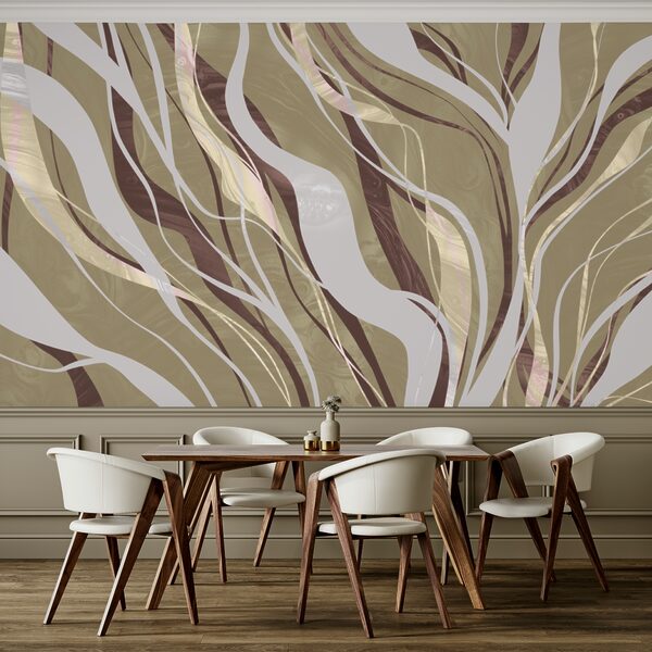 Brown and white swirls Brown and white swirls