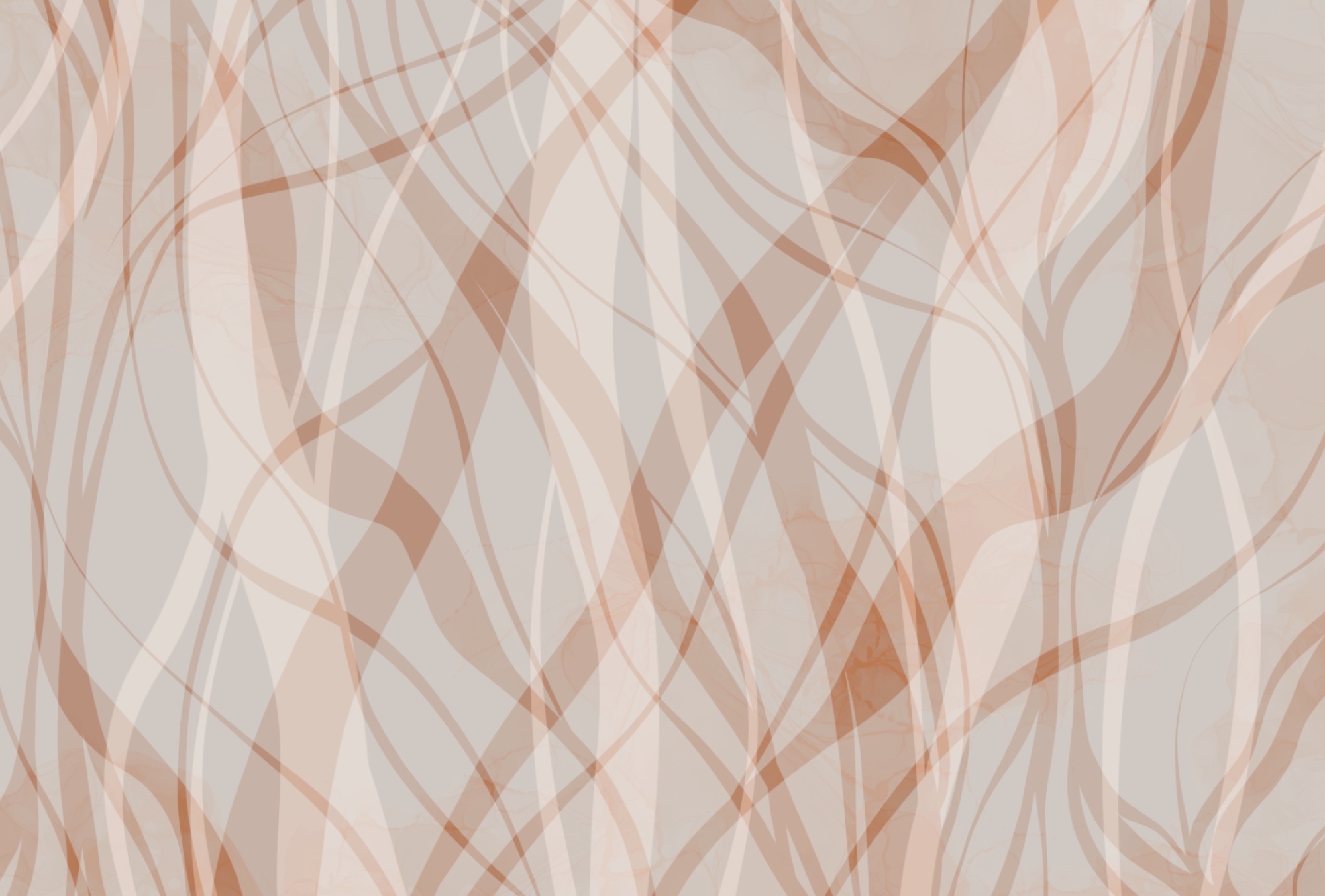 Flowing lines in soft hues