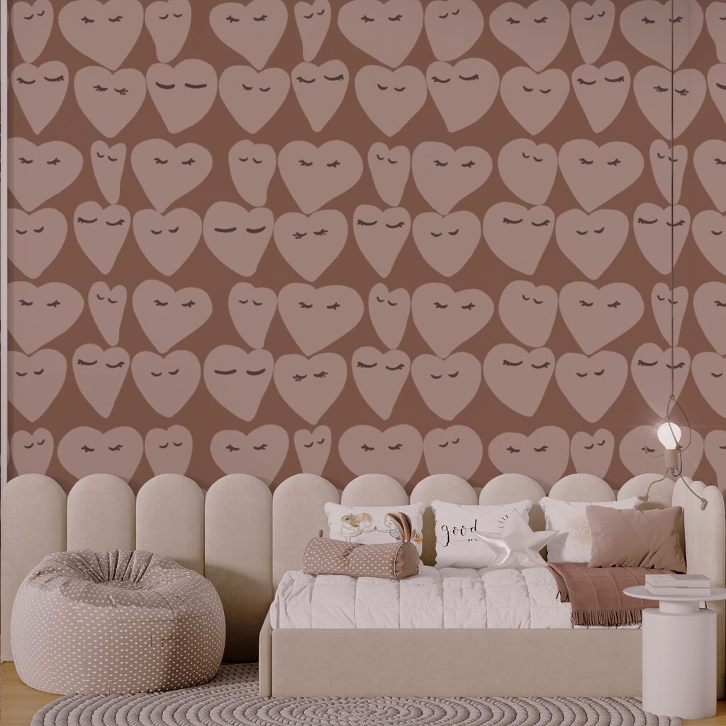 Heart patterns spreading joy everywhere