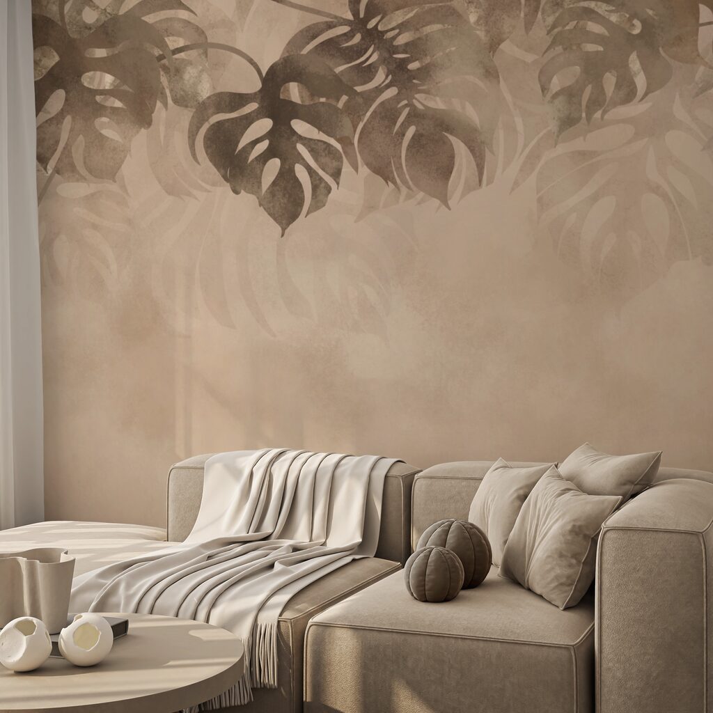Lush leaves against a soft backdrop
