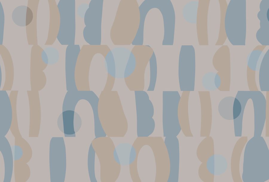 Pattern of different shapes and colors
