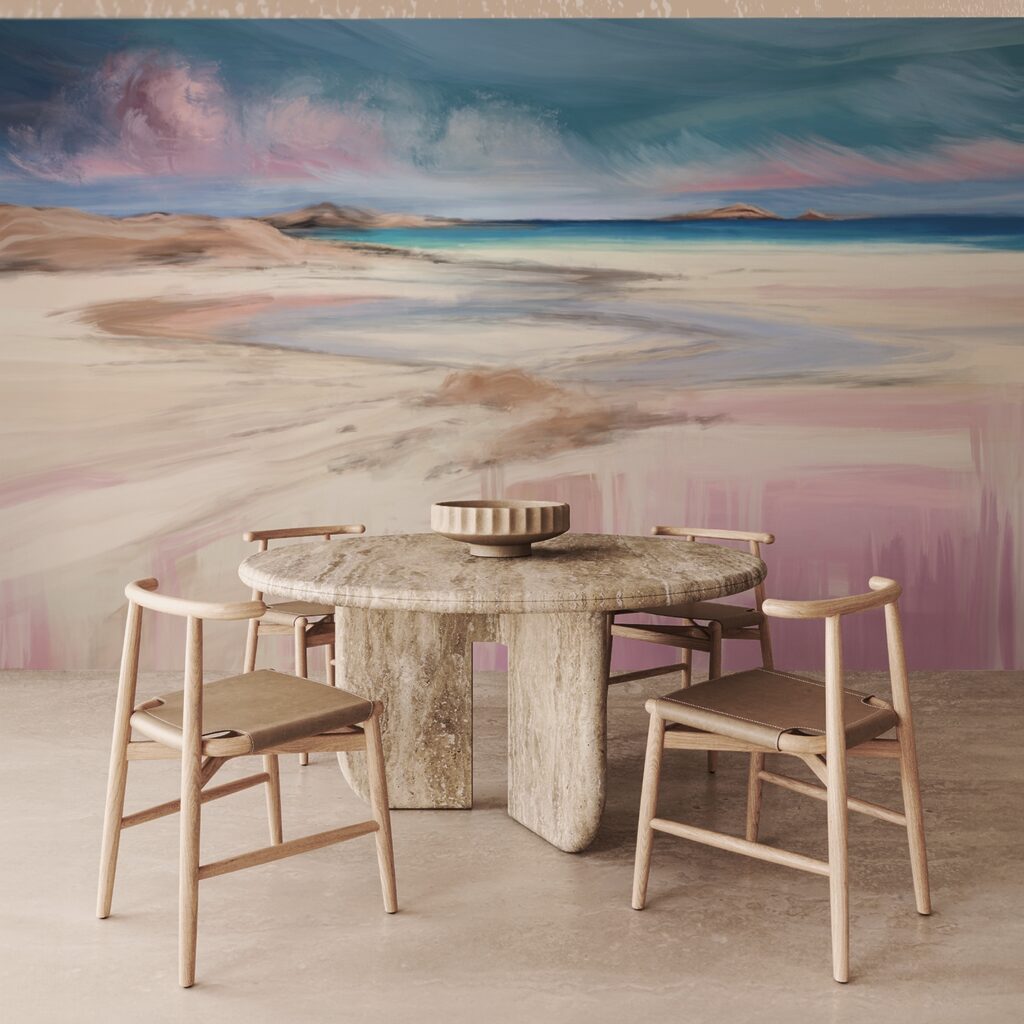 Painting of a beach Painting of a beach