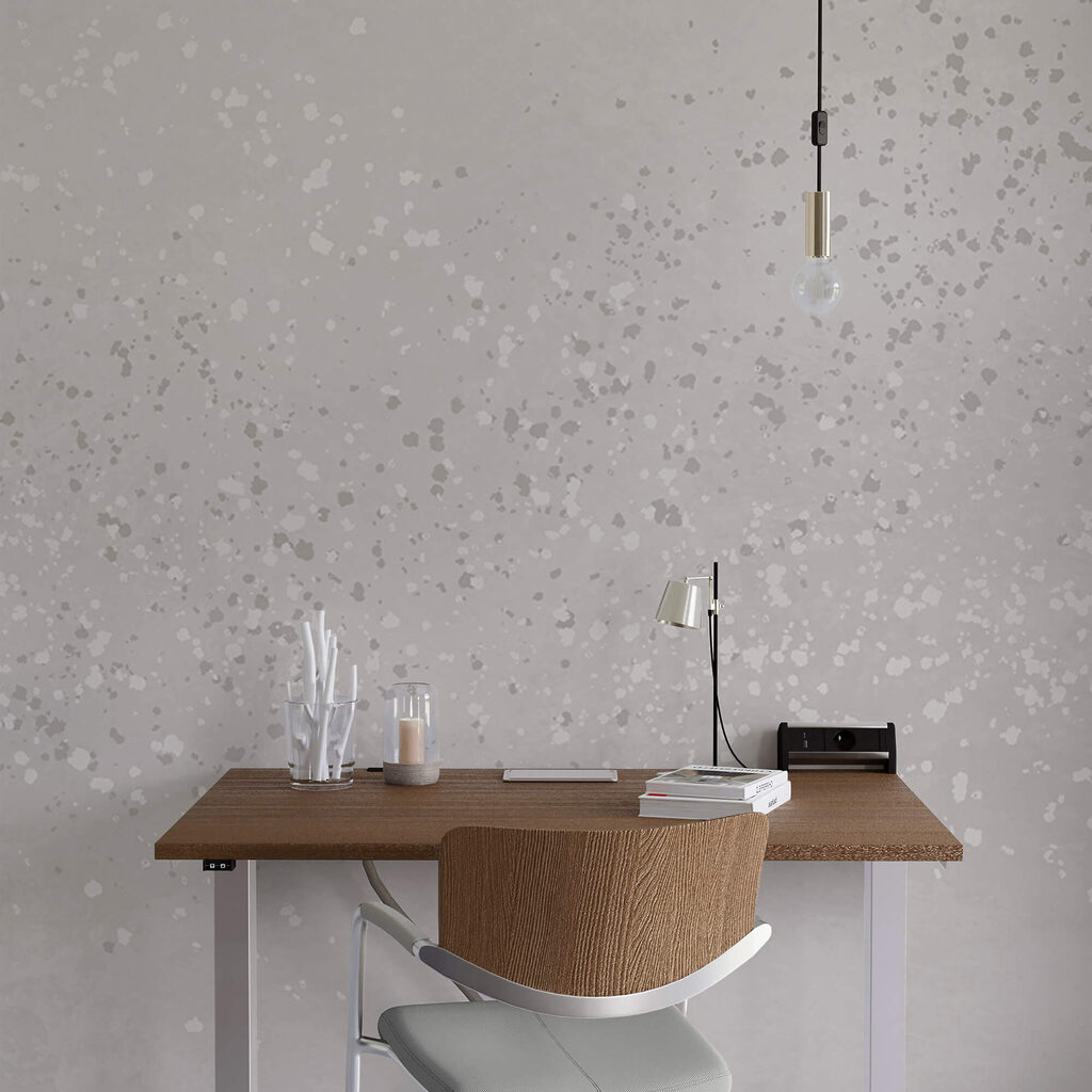 White background with small specks