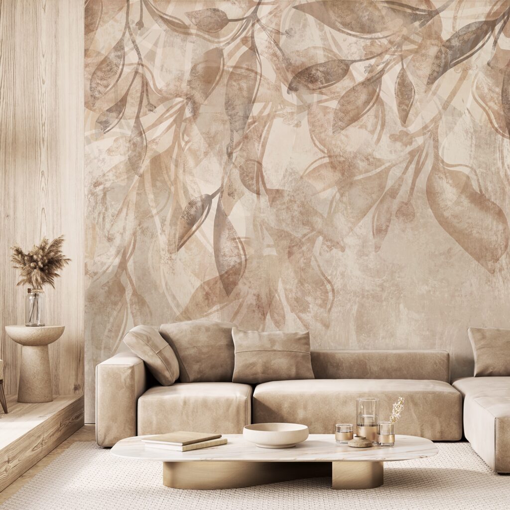 Delicate leaves in soft tones Delicate leaves in soft tones