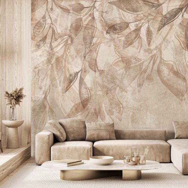 Delicate leaves in soft tones Delicate leaves in soft tones