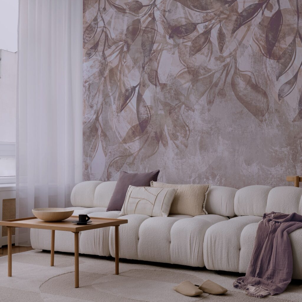 Drifting leaves in soft hues Drifting leaves in soft hues