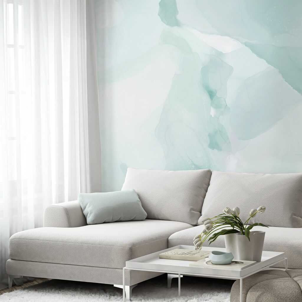 Soft hues blending in gentle waves