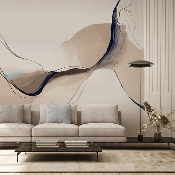 Wall murals - Flowing colors in soft harmony (SKU: t00301) Wall murals Wall murals - Flowing colors in soft harmony (SKU: t00301)