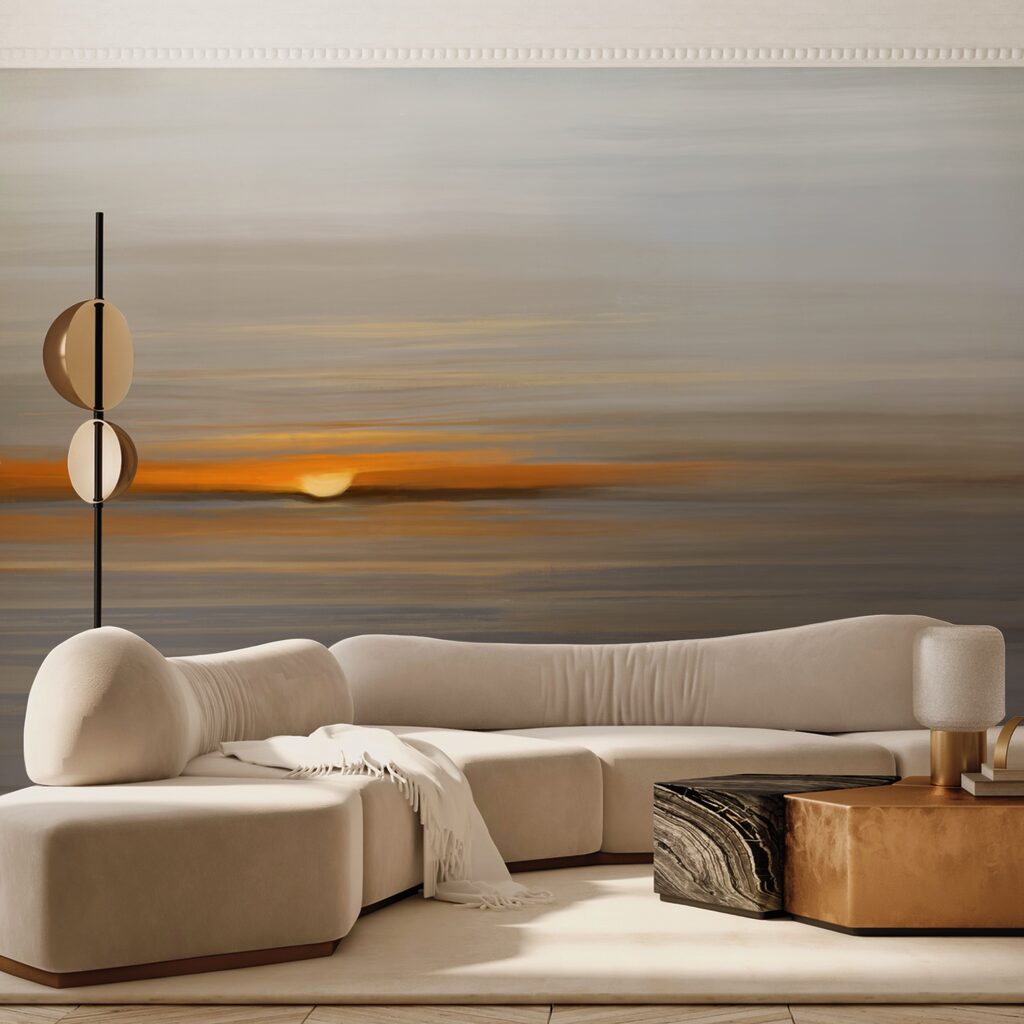 Sunset over water Sunset over water