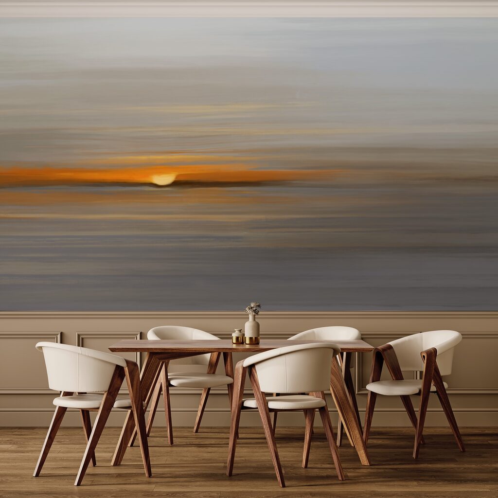 Sunset over water Sunset over water