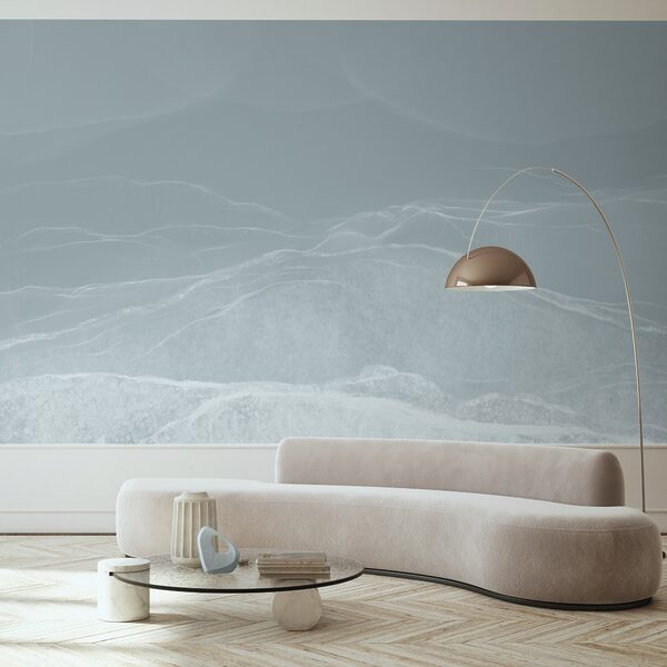 White and gray landscape