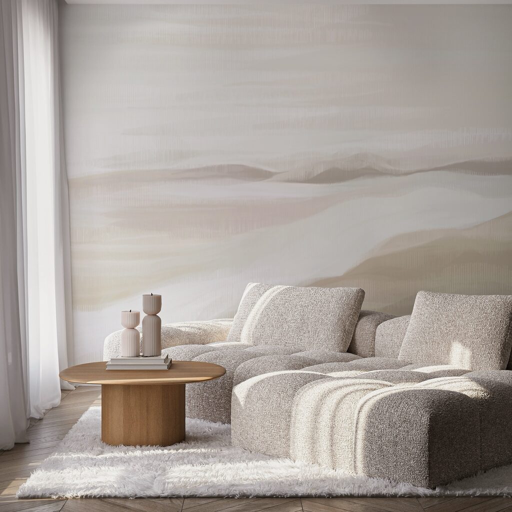 Painting of a desert landscape