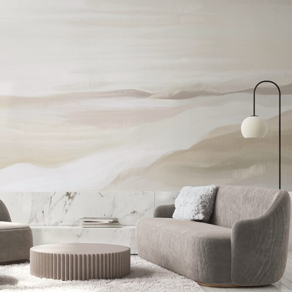 Painting of a desert landscape