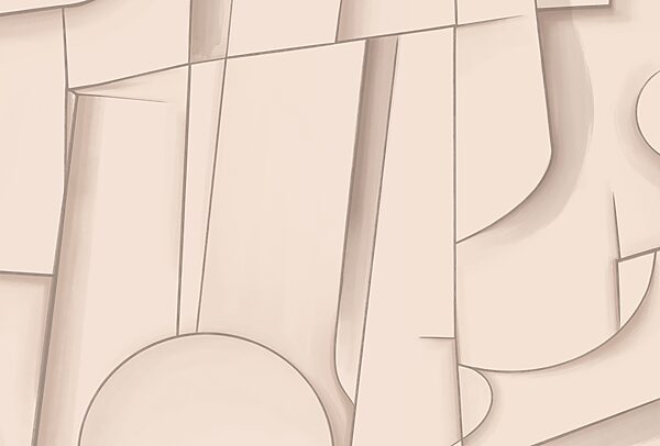 Abstract shapes in soft hues Abstract shapes in soft hues