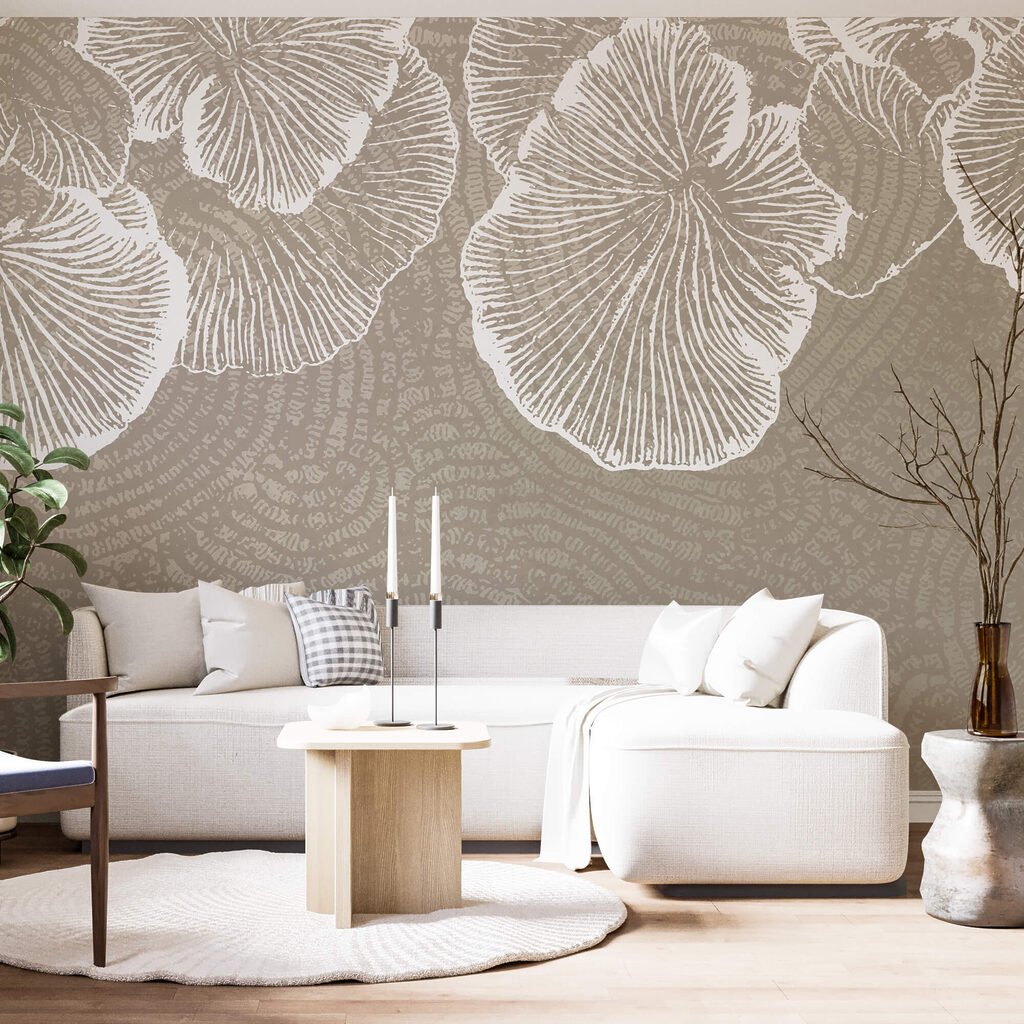 Delicate petals on a soft background